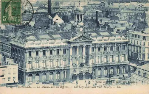 AK / Ansichtskarte CAMBRAI 59 Nord La Mairie Beffroui