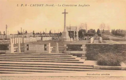 AK / Ansichtskarte Caudry CAMBRAI 59 Nord Le Cimetiere Anglais