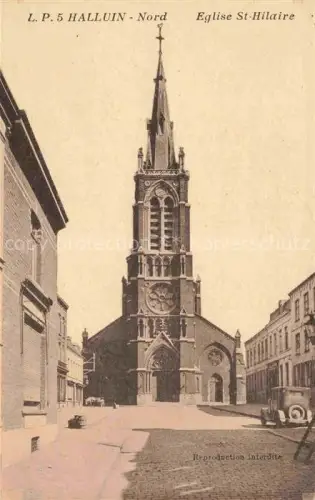 AK / Ansichtskarte Halluin LILLE 59 Nord Eglise St. Hilaire