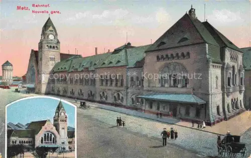AK / Ansichtskarte METZ  57 Moselle Bahnhof