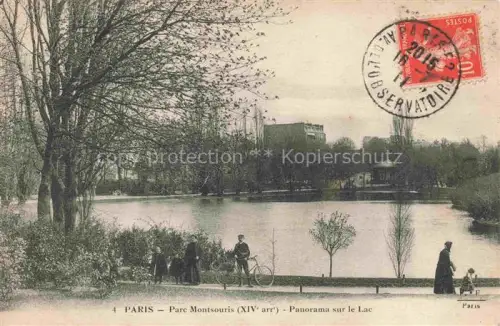 AK / Ansichtskarte PARIS 75 Parc Montsouris Panorama sur le Lac