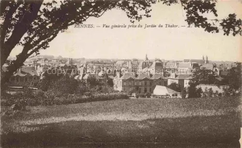 AK / Ansichtskarte RENNES 35 Ille-et-Vilaine Vue generale prise du Jardin du Thabor