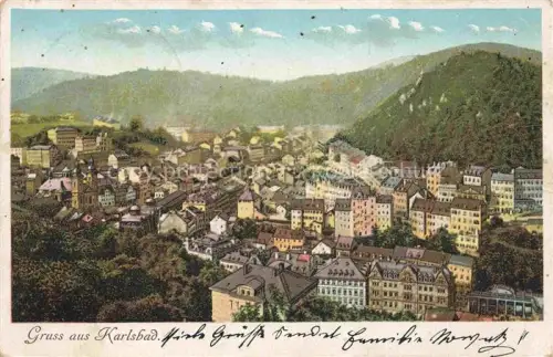 AK / Ansichtskarte Karlsbad Eger KARLOVY VARY CZ Panorama