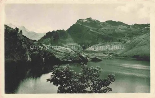 AK / Ansichtskarte Oberblegisee Luchsingen Braunwald GL Panorama