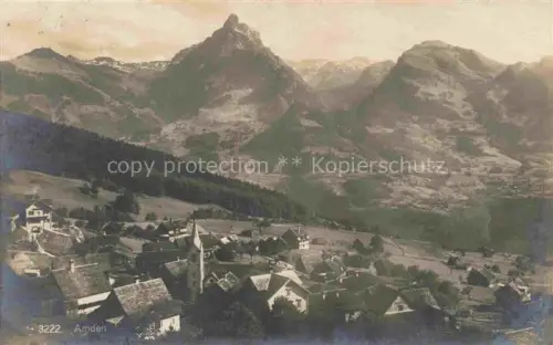 AK / Ansichtskarte Amden Walensee SG Panorama