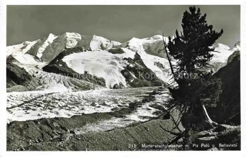 AK / Ansichtskarte Morteratschgletscher GR mit Piz Palue und Bellavista