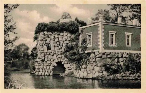 AK / Ansichtskarte Woerlitzer Park Woerlitz Sachsen-Anhalt Der Stein