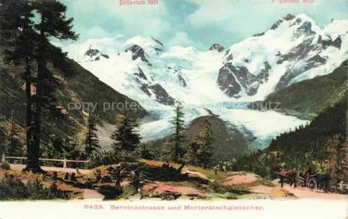 AK / Ansichtskarte Gletscher Ferner Glacier Glaciar Ghiacciaio-- Berninastrasse Morteratsch 