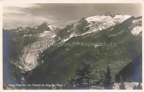 AK / Ansichtskarte Gletscher Ferner Glacier Glaciar Ghiacciaio-- Trient Aig du Tour