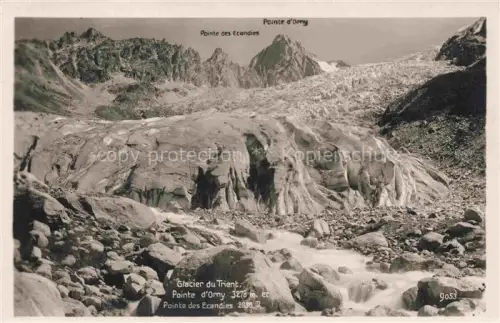 AK / Ansichtskarte Gletscher Ferner Glacier Glaciar Ghiacciaio-- Pointe d'Omy Ecandies Trient 