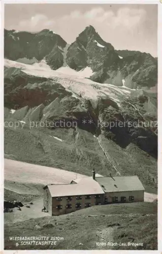 AK / Ansichtskarte Gletscher Ferner Glacier Glaciar Ghiacciaio-- Wiesbadebhuette Schattenspitze 