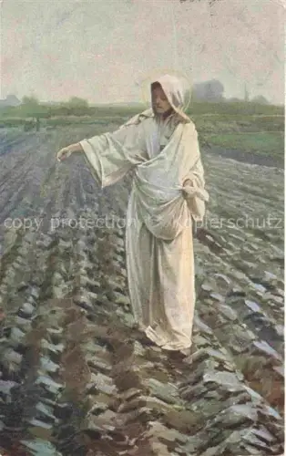 AK / Ansichtskarte STACHIEWICZ P. Kuenstlerkarte Legende von Mutter Gottes 