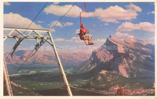 AK / Ansichtskarte Sessellift Chairlift Telesiege Banff Chair 