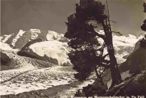 AK / Ansichtskarte Gletscher Ferner Glacier Glaciar Ghiacciaio-- Wetterarve Morteratsch Piz Palue 