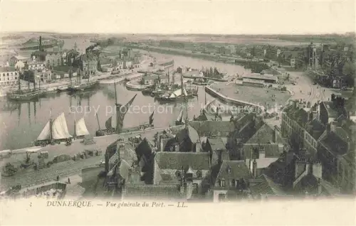 AK / Ansichtskarte DUNKERQUE Duenkirchen 59 Nord Vue generale du Port