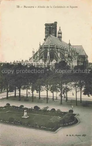 AK / Ansichtskarte NEVERS 58 Nievre Abside de la Cathedrale Square