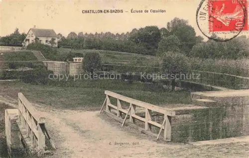 AK / Ansichtskarte Chatillon-en-Bazois Chateau-Chinon 58 Nievre Ecluse de Coeuillon