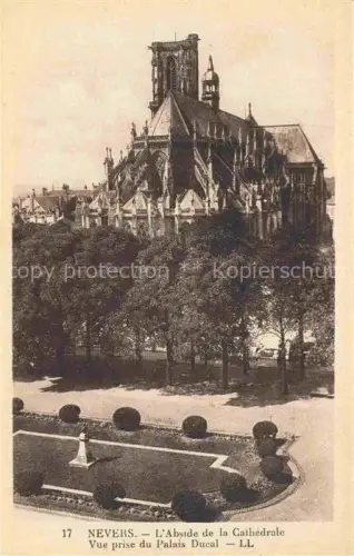 AK / Ansichtskarte NEVERS 58 Nievre Cathedrale Vue prise du Palais Ducal