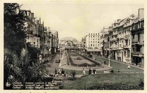 AK / Ansichtskarte OSTENDE Oostende West-Vlaanderen Belgie Avenue Leopold et Kursaal