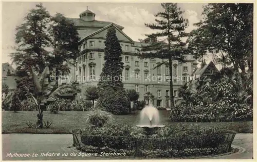 AK / Ansichtskarte MULHOUSE Muehlhausen 68 Haut-Rhin Le Theatre vu du Square Steinbach