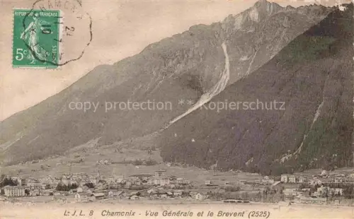 AK / Ansichtskarte CHAMONIX BONNEVILLE 74 Haute-Savoie Vue generale et le Brevent