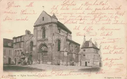 AK / Ansichtskarte SOIssONS 02 Aisne Eglise Saint Pierre