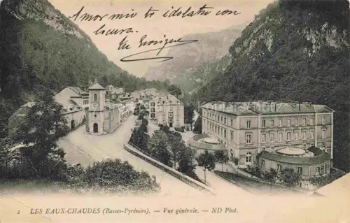 AK / Ansichtskarte Les Eaux-Chaudes LARUNS Oloron-Sainte-Marie 64 Pyrenees-Atlantiques Vue generale
