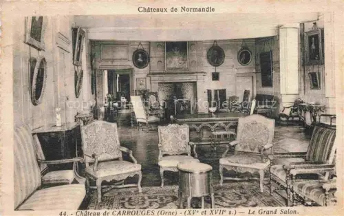 AK / Ansichtskarte Carrouges ALENCON 61 Orne Chateau de Carrouges Le Grand Salon