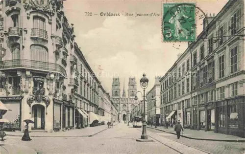 AK / Ansichtskarte ORLEANS 45 Loiret Rue Jeanne d'Arc