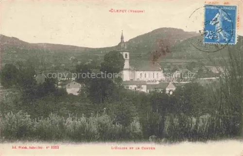 AK / Ansichtskarte Clefcy Ban-sur-Meurthe-Clefcy ST DIE 88 Vosges Eglise et le Centre