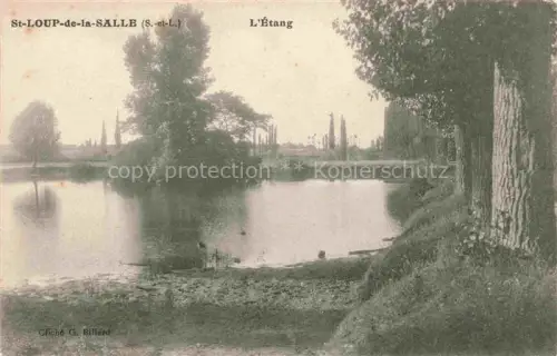 AK / Ansichtskarte St-Loup de la Salle Chalon-sur-Saone 71 Saone-et-Loire L'Etang