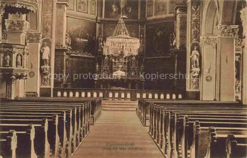 AK / Ansichtskarte Dammerkirch Elsass Dannemarie 68 Haut-Rhin Inneres der Kirche