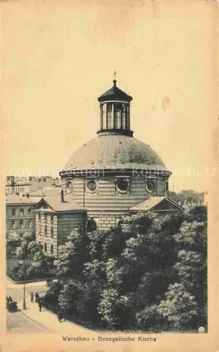 AK / Ansichtskarte Warschau WARSZAWA PL Ev Kirche
