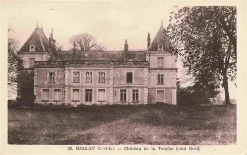 AK / Ansichtskarte Ballan-Mire TOURS 37 Indre-et-Loire Chateau de la Touche