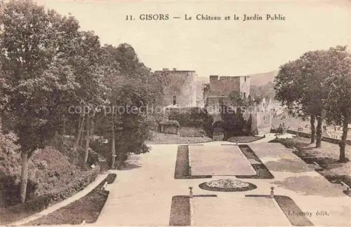 AK / Ansichtskarte Gisors ANDELYS 27 Eure Le Chateau et le Jardin Public
