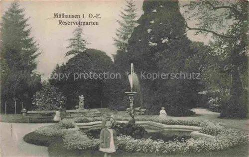 AK / Ansichtskarte MULHOUSE Muehlhausen 68 Haut-Rhin Reservoirgarten