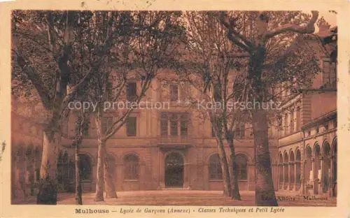 AK / Ansichtskarte MULHOUSE Muehlhausen 68 Haut-Rhin Lycee de Garcons Classes Techniques et Petit Lycee