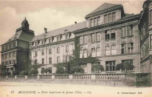 AK / Ansichtskarte MULHOUSE Muehlhausen 68 Haut-Rhin Ecole Superieure de Jeunes Filles