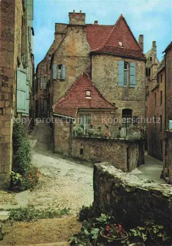AK / Ansichtskarte Sarlat-en-Perigord Sarlat-la-Caneda 24 Dordogne Rue Magnanat et Rue de la Paix