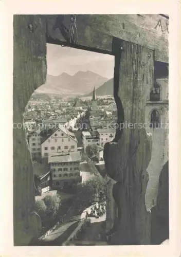 AK / Ansichtskarte Kitzbuehel Tirol AT Blick vom Turm der Frauenkirche Hotel Kaiser