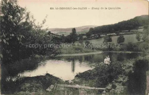 AK / Ansichtskarte St-Honore-les-Bains Chateau-Chinon 58 Nievre Etang de la Queuldre