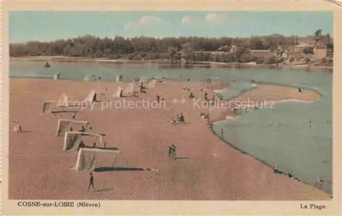 AK / Ansichtskarte COSNE-sur-Loire 58 Nievre La Plage 