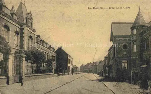 AK / Ansichtskarte LA BAssEE  LILLE 59 Nord Rue de la Gare