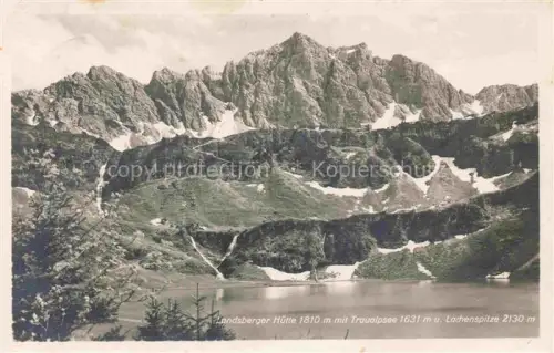 AK / Ansichtskarte Gletscher Ferner Glacier Glaciar Ghiacciaio-- Landsberger Huette Trauaplsee 