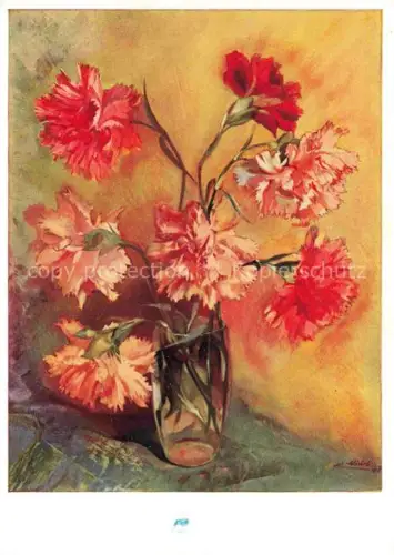 AK / Ansichtskarte STaeHELI Erwin Frauenfeld Kuenstlerkarte Nelkenzauber Frauenfeld Schweiz 