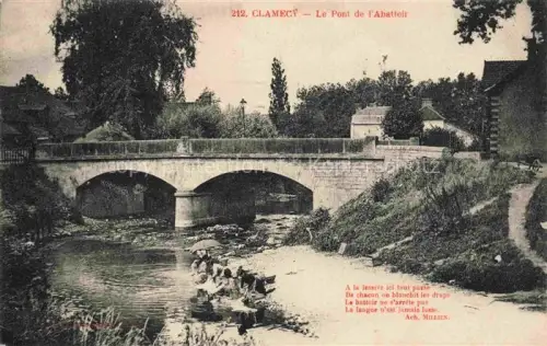 AK / Ansichtskarte CLAMECY 58 Nievre Le Pont de l Abattoir