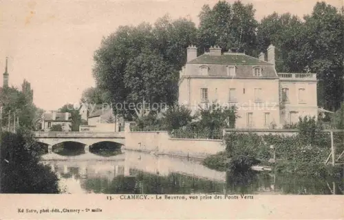 AK / Ansichtskarte CLAMECY 58 Nievre Le Beuvron Ponts Verts