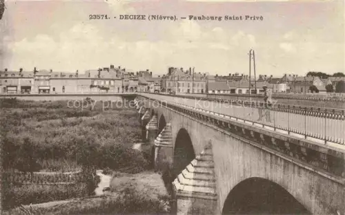 AK / Ansichtskarte Decize NEVERS 58 Nievre Faubourg Saint Prive