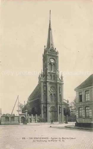 AK / Ansichtskarte VALENCIENNES 59 Nord Eglise du Sacre Coeur 