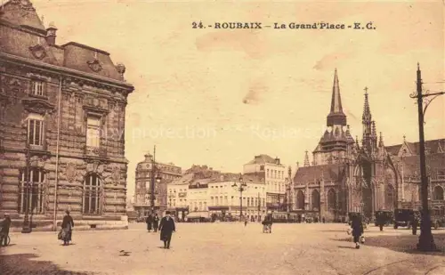 AK / Ansichtskarte ROUBAIX LILLE 59 Nord La Grand Place 